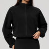 SPARK Women's Plush Fleece Zip-Up Jacket ZC5585