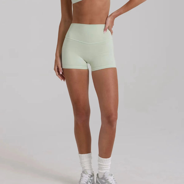 SPARK High-Waisted Tummy Control Yoga Shorts FNK26034