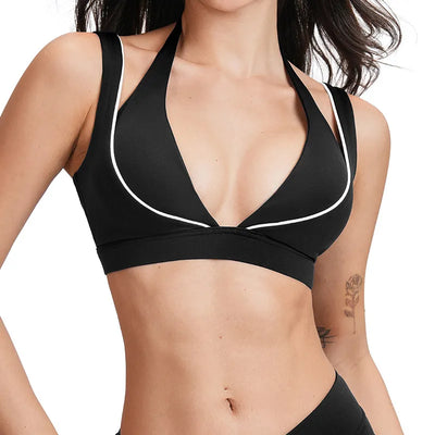 SPARK Color Blocking Stylish layering Yoga Fitness Bra ZC5079