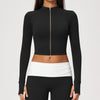 SPARK Women’s Cropped Style Yoga Fitness Jacket ZC9666