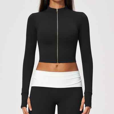 SPARK Women’s Cropped Style Yoga Fitness Jacket ZC9666