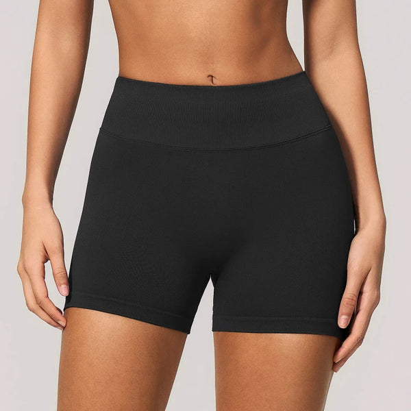 SPARK Women's Seamless High-Waisted Butt-Lifting Yoga Athletic Shorts ZC4535