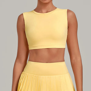 SPARK New Women's Cropped Tennis Sports Tank Top TF7710