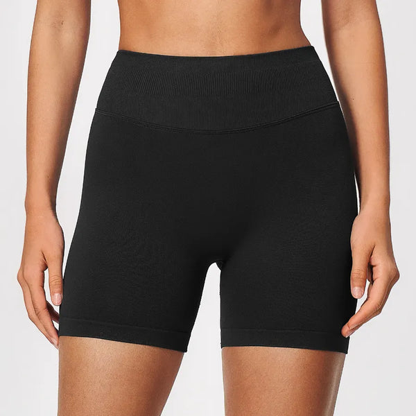 SPARK Women's Seamless High-Waisted Butt-Lifting Yoga Shorts ZC5112