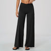 SPARK Women's Naked-Feel Cross Waist Yoga Wide Leg Pants ZC2588