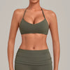 SPARK Women's Halter Neck Sports Bra with Built-In Pads TF8402