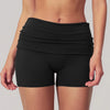 SPARK Women's Folded Waist Yoga Fitness Shorts ZC5558