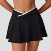SPARK Criss-Cross V-Waist Outdoor Sports Yoga Tennis Skirt HQ777