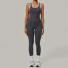 SPARK Color Block Naked-feel Fit Yoga Fitness Two-piece Set TF7709