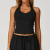 SPARK V Neck Sports Halter Tank Top ZC3058