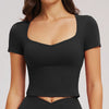 SPARK Women's Wide Neck Yoga Short Sleeve ZC2539