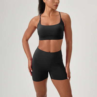 SPARK Women‘s Spring Activewear Yoga 2 Piece Set YEL52758+52459