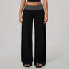 SPARK Women's Contrast Color High Waist Wide Leg Pant ZC9639