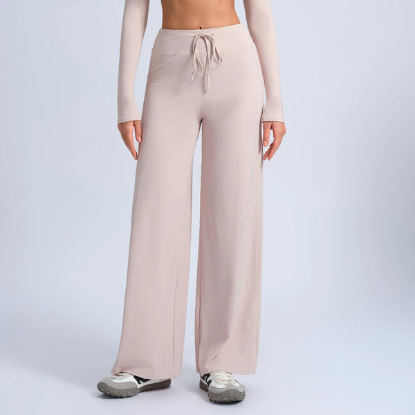 SPARK High Waisted Casual Straight Leg Yoga Pants for Women CY3673
