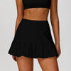 SPARK Hollow Back Tank Top Bud Tennis Skirts Set ZC9305