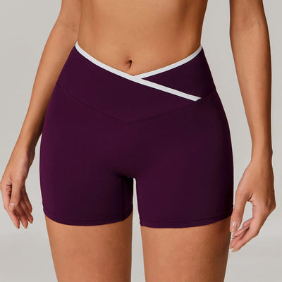 SPARK Crossover Waist Gym Shorts ZC8843