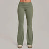 SPARK Women’s Fold-Over Waist Butt-Lifting Yoga Flare Pants TF2257