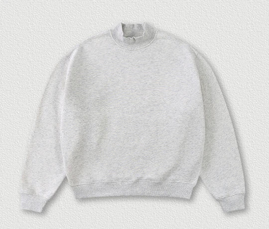 SPARK Half Turtleneck Loose Unisex Sweatshirt TH25810