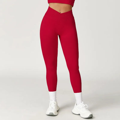 SPARK Seamless Crossover Waist Workout Leggings ZC4596