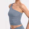 SPARK One-shoulder Twisted Yoga Tank Top for Women FNK26071