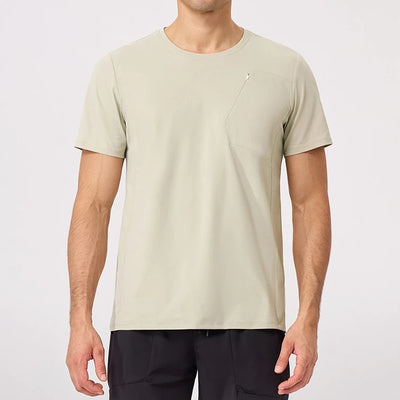 SPARK Men's Summer Athletic T-Shirt with Pocket YEL51241