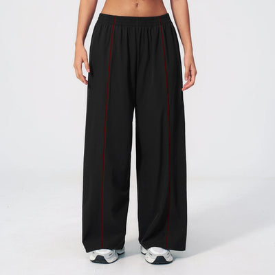 SPARK Color-Block Women's Yoga Pants – UV Sun Protection & Loose Fit ZC3598