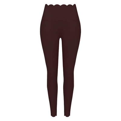 SPARK Women's New Lace Waist Tummy Control Yoga Leggings FNK20240901