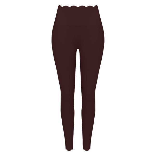 SPARK Women's New Lace Waist Tummy Control Yoga Leggings FNK20240901