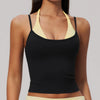 SPARK Women’s Color Block Halter Cami Yoga Tank Top ZC2585