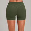 SPARK Women's Cross Waist Tummy Control Yoga Shorts TF9721
