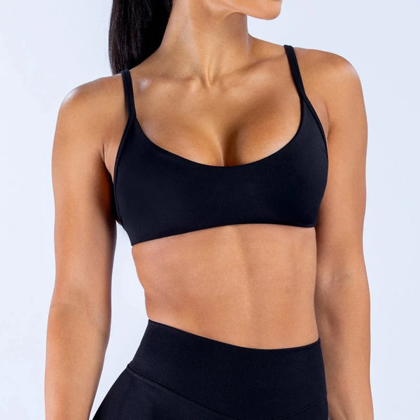 SPARK Women's Seamless Spaghetti Strap Yoga Sports Bra RXW3003-9