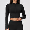SPARK Seamless Women’s Cropped Yoga Fitness Jacket ZC5112