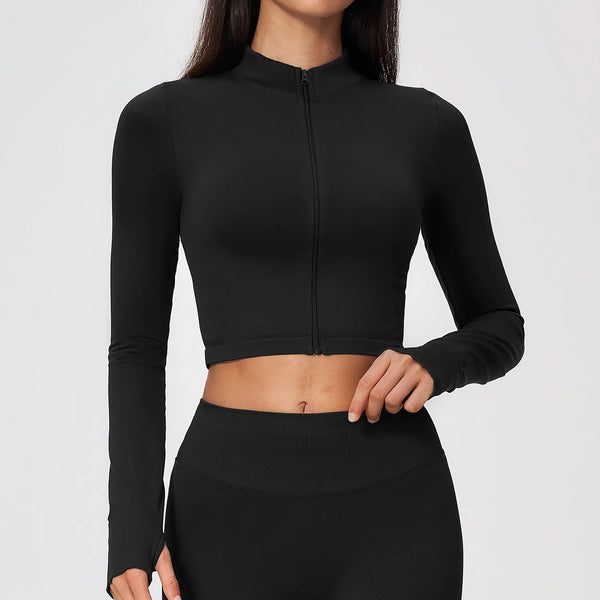 SPARK Seamless Women’s Cropped Yoga Fitness Jacket ZC5112