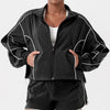 SPARK Contrast Color Two Piece Tennis Outfits Set JK245