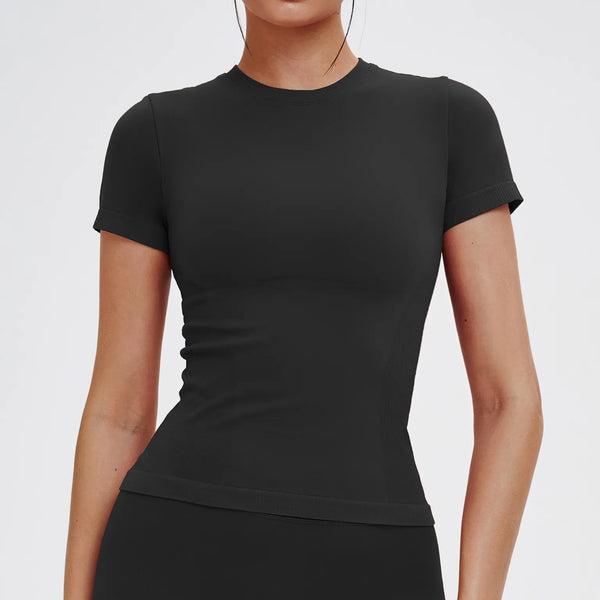 SPARK Seamless Crew Neck Yoga T-shirt Top ZC5081