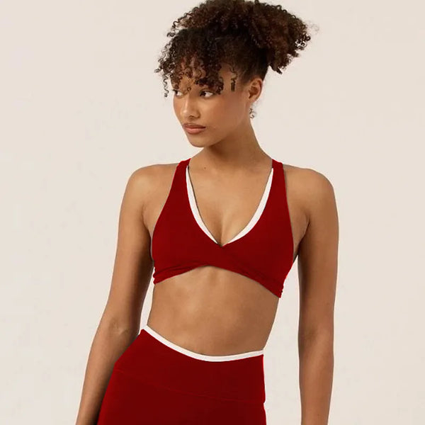 SPARK Women's Shockproof Twisted Criss-cross Yoga Bra YB85