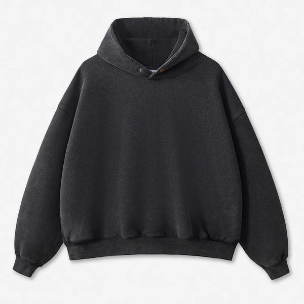 SPARK Unisex Washed-Style Plush-Lined Sweatshirt Set PL8305