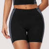 SPARK High Waist Color Block Peach Lift Butt Yoga Shorts ZC2567