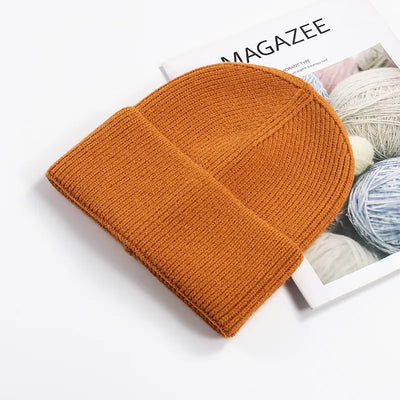 SPARK Unisex Thick Knit Beanie | Warm Winter Cuffed Hat with Ear Coverage