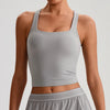 SPARK Women’s Square Neck Racerback Yoga Fitness Tank Top LQ2208