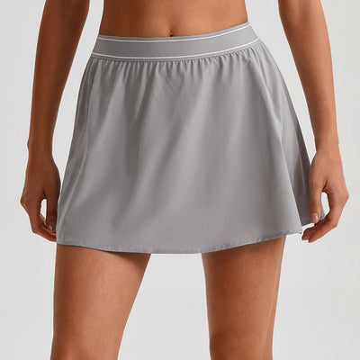 SPARK Women's A-Line Yoga Sport Tennis Skirt with Built-in Shorts LQ2230