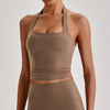 SPARK Women's Naked-Feel Halter Backless Yoga Tank Top LQ4150