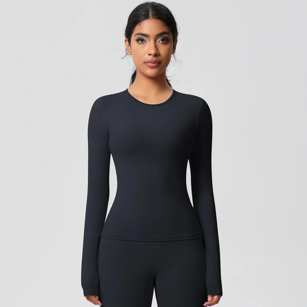 SPARK Normal Slim Yoga Fitness Long Sleeve Top LR7102