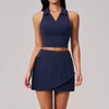 SPARK Summer Pilates Yoga Tennis Skirt Set for Women ZC9586