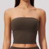SPARK Women's Strapless Sexy Open-Back Yoga Tube Top ZC8793