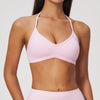 SPARK Thin-Strap V Neck Halter Yoga Fitness Bra ZC5555