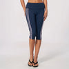 SPARK Women's Contrast Color Foldable Waist Capris Pants For Women ZC3588