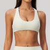 SPARK Women's Wide Halter Straps Cross Back Yoga Workout Bra ZC5558