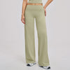 SPARK Brushed Slim-Fit Wide Leg Pants For Women ZC5529
