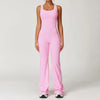 SPARK Hollow Back Dance Flared Jumpsuit ZC5009